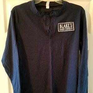 Blake's Hard Cider Embroidered Henley